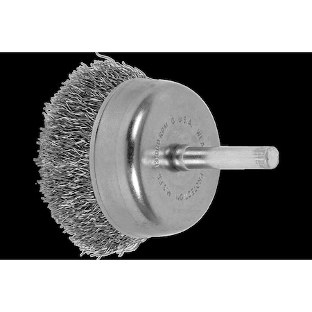 Pferd Mtd Crimped Cup, Brush, .010 Ss, 2 82838